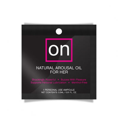 Sachet Oil Estimulante femenino Arousal on for Ella